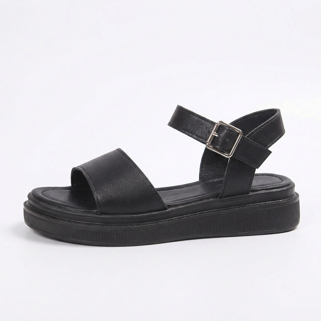 Damen Komfortable Sandalen mit verstellbarem Knöchelriemen Drune