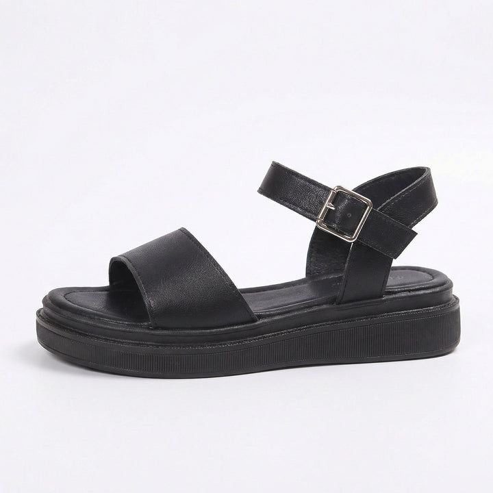 Damen Komfortable Sandalen mit verstellbarem Knöchelriemen Drune