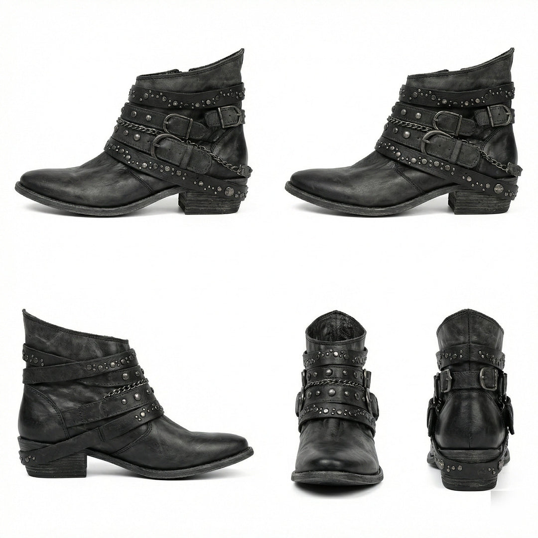Drune | Vintage-Kettenstiefel