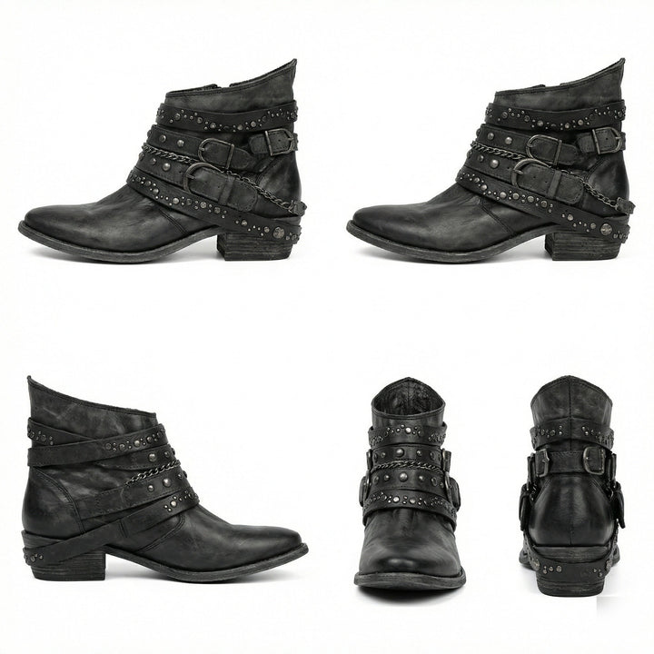 Drune | Vintage-Kettenstiefel