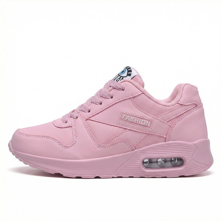 Drune | Pu Orthopädische Damen Sneaker mit Schwarzem Augenprint