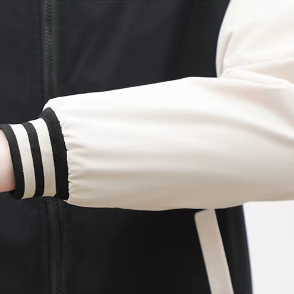 Drune | Splicing Stripe Varsity Jacke