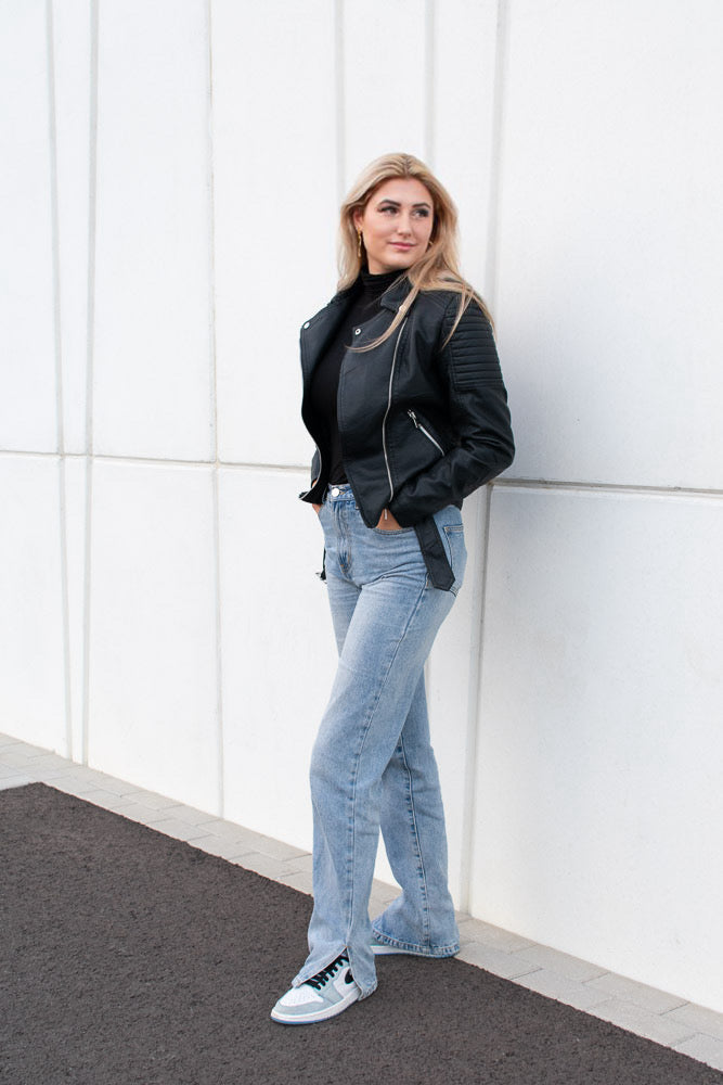Drune | Leder-Bikerjacke für Damen Alex
