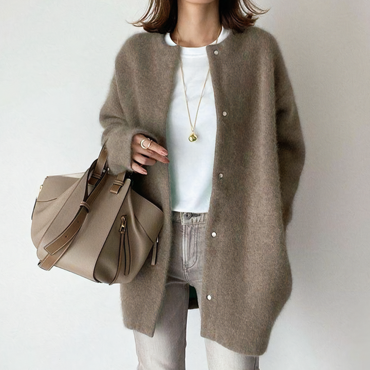 Drune | Strickjacke mit langen Ärmeln und Knöpfen
