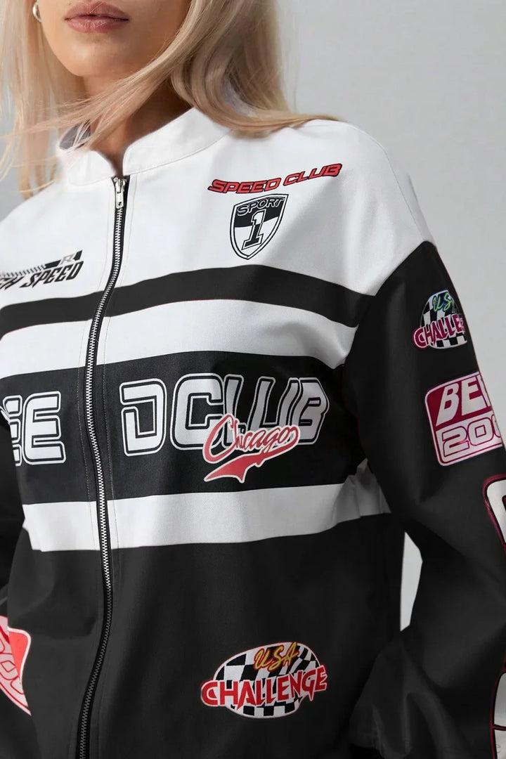 Drune | Druck Langarm Modejacke