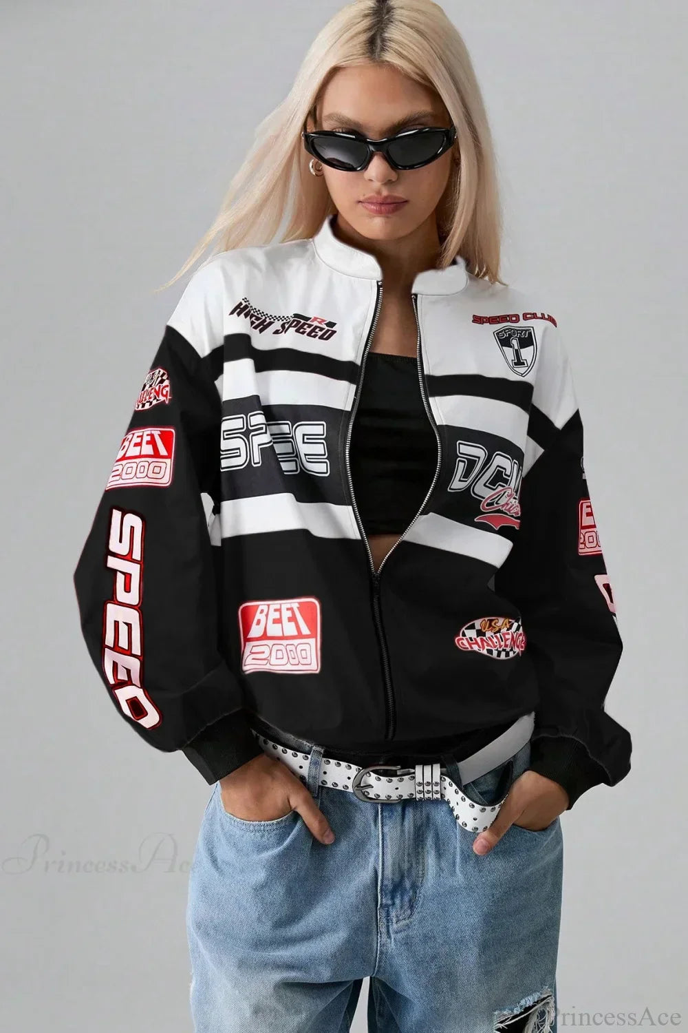Drune | Druck Langarm Modejacke