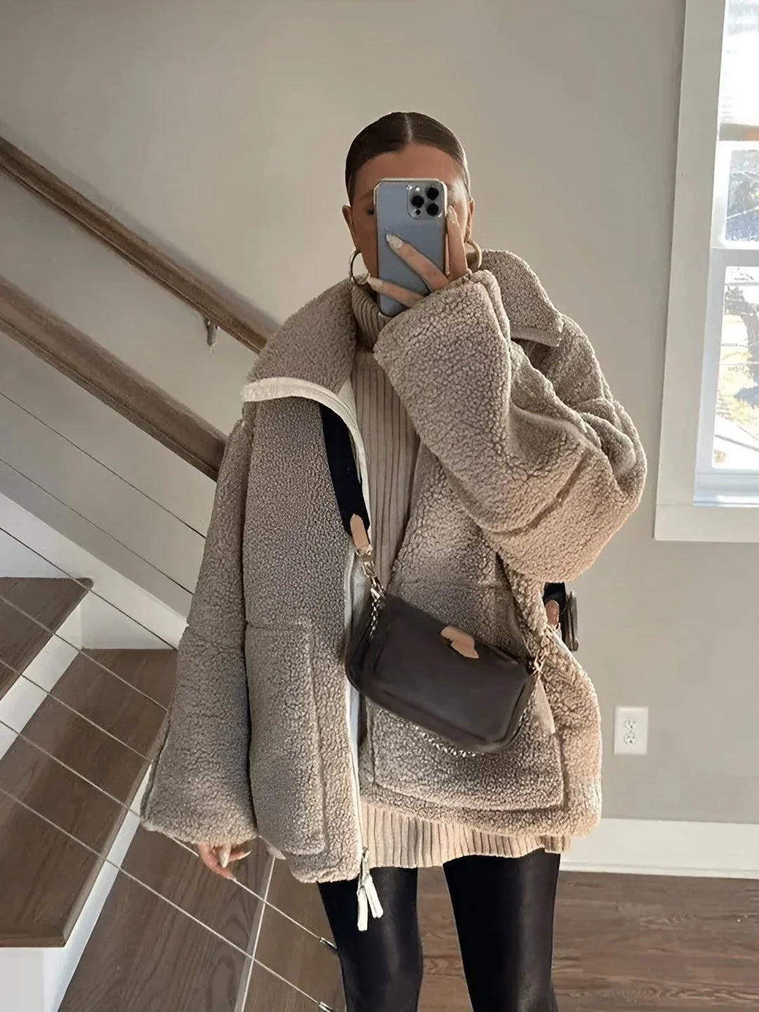 Drune | Woll Rollkragenjacke
