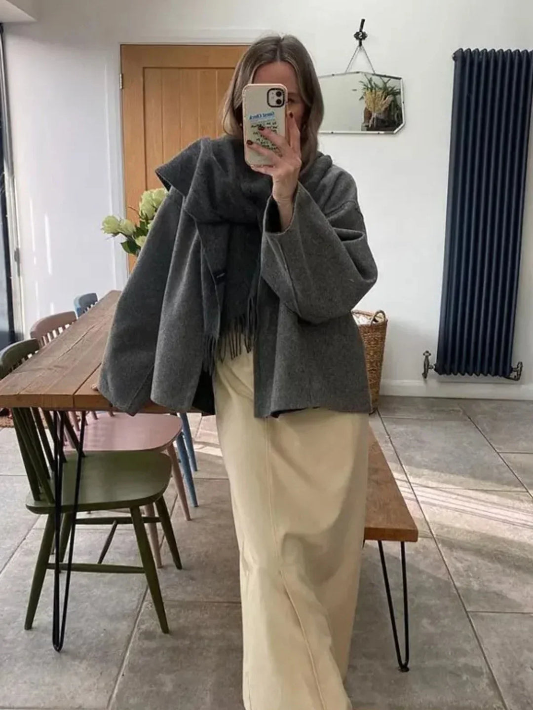 Drune | Kurze knopffrontige Taschenjacke