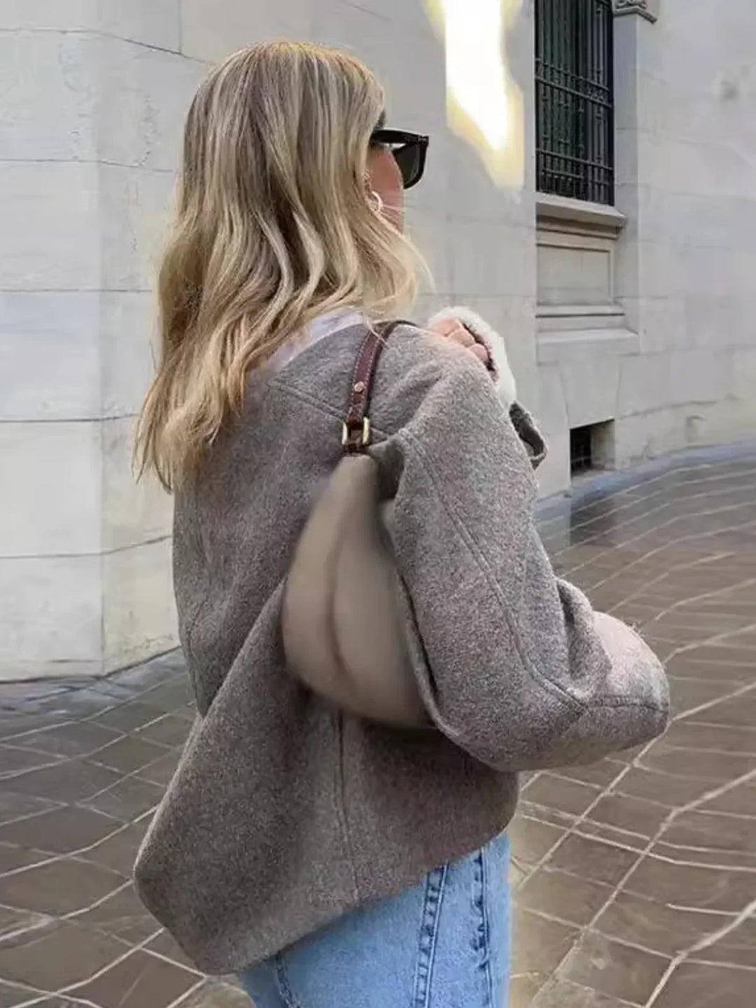 Drune | Kurze knopffrontige Taschenjacke