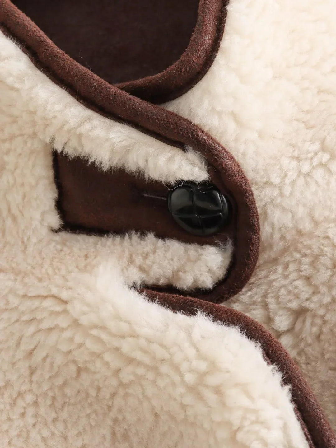 Drune | Shearling Stehkragenjacke