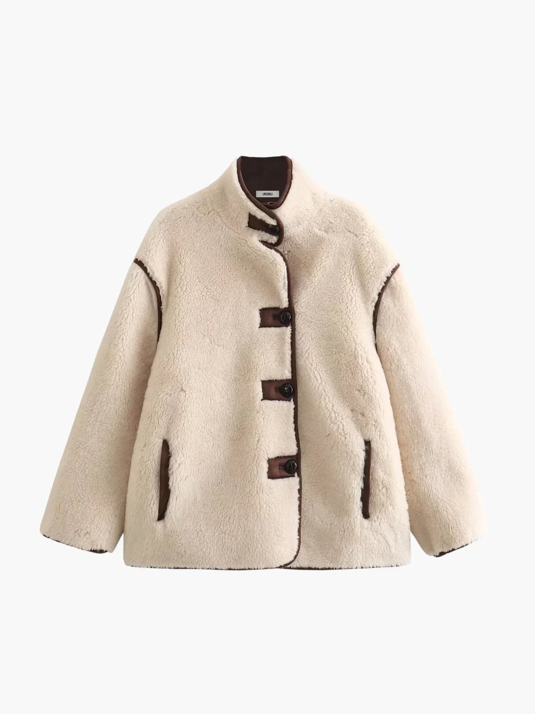 Drune | Shearling Stehkragenjacke