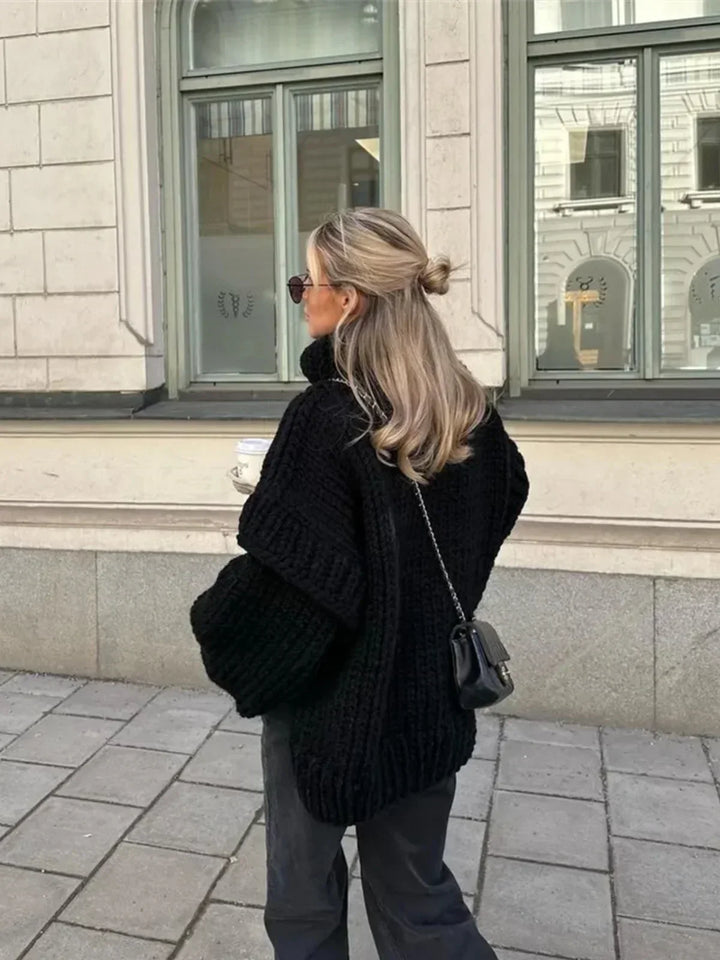 Drune | Strick Oversized Rollkragenpullover