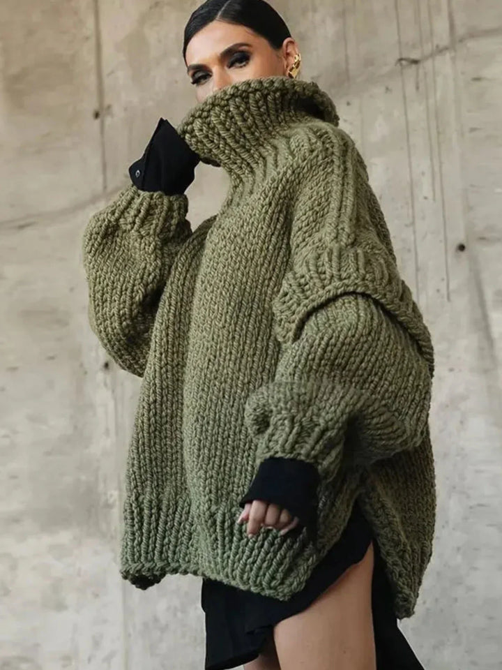 Drune | Strick Oversized Rollkragenpullover