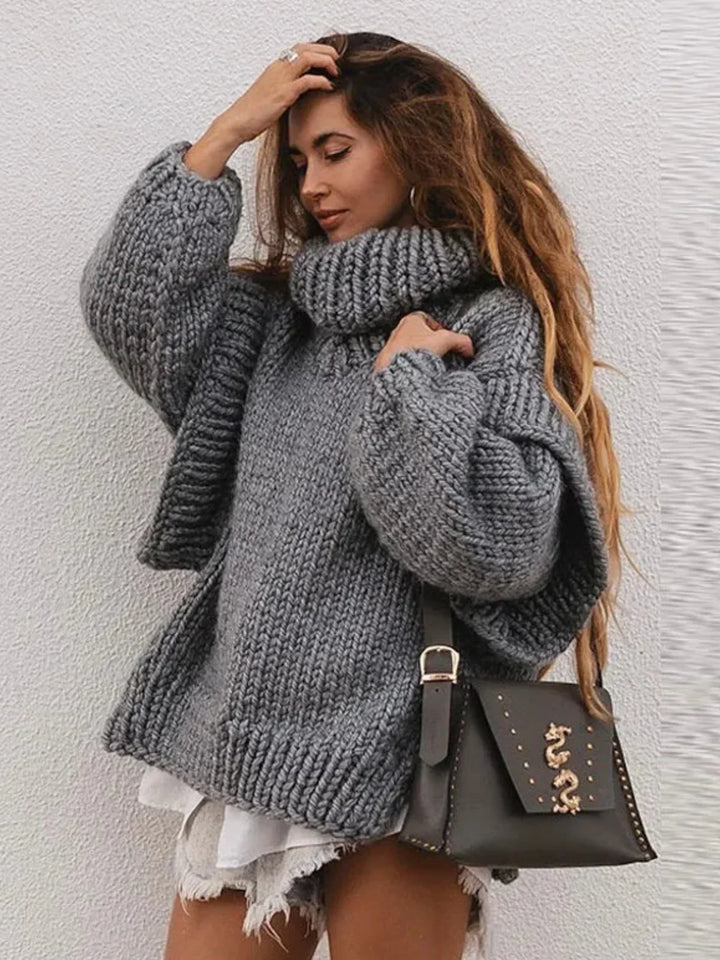 Drune | Strick Oversized Rollkragenpullover