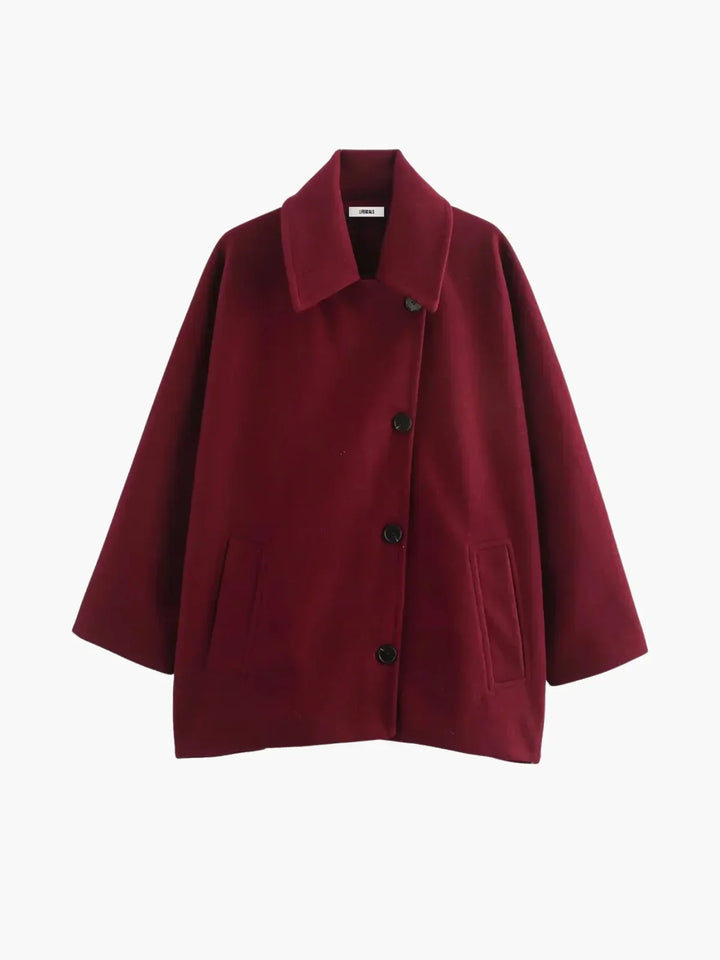 Drune | Umlegekragen Wolljacke