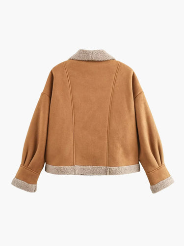 Drune | Sherpa-gefütterte Kunstlederjacke