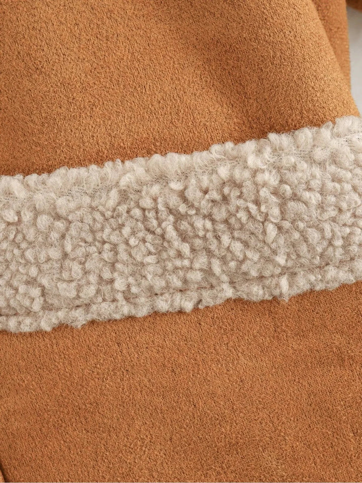 Drune | Sherpa-gefütterte Kunstlederjacke