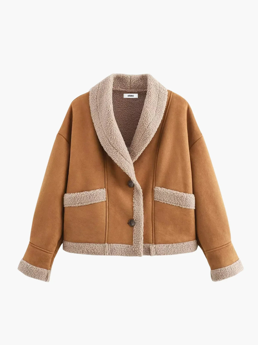 Drune | Sherpa-gefütterte Kunstlederjacke