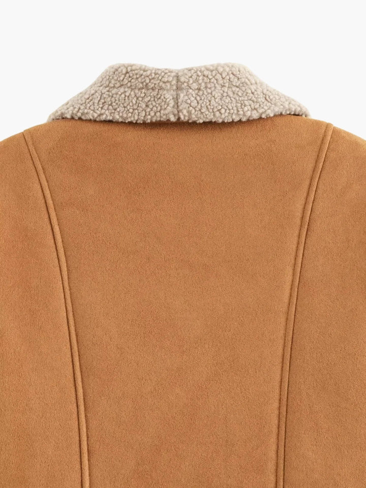 Drune | Sherpa-gefütterte Kunstlederjacke