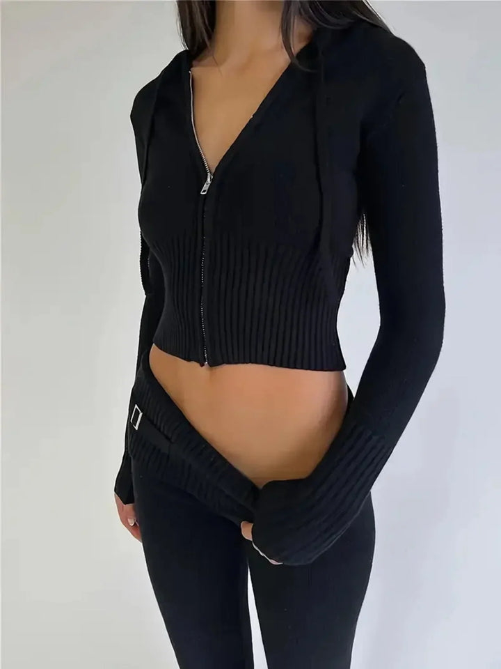 Drune | Up Knit Hoodie und Jogger Set