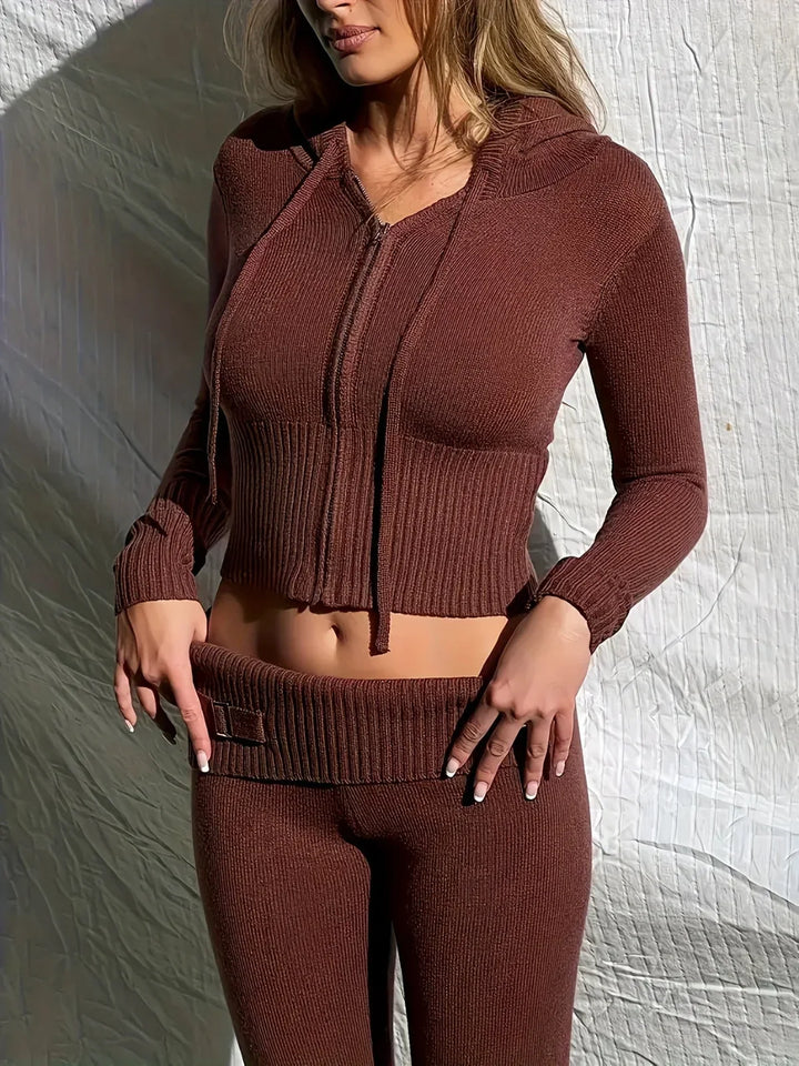 Drune | Up Knit Hoodie und Jogger Set