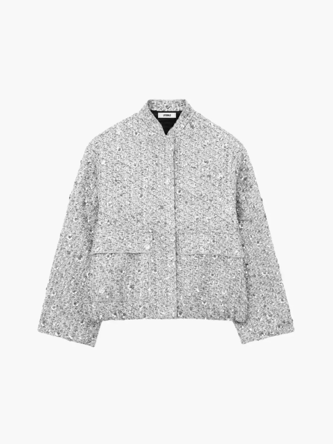 Drune | Pailletten Übergroße Statement Jacke