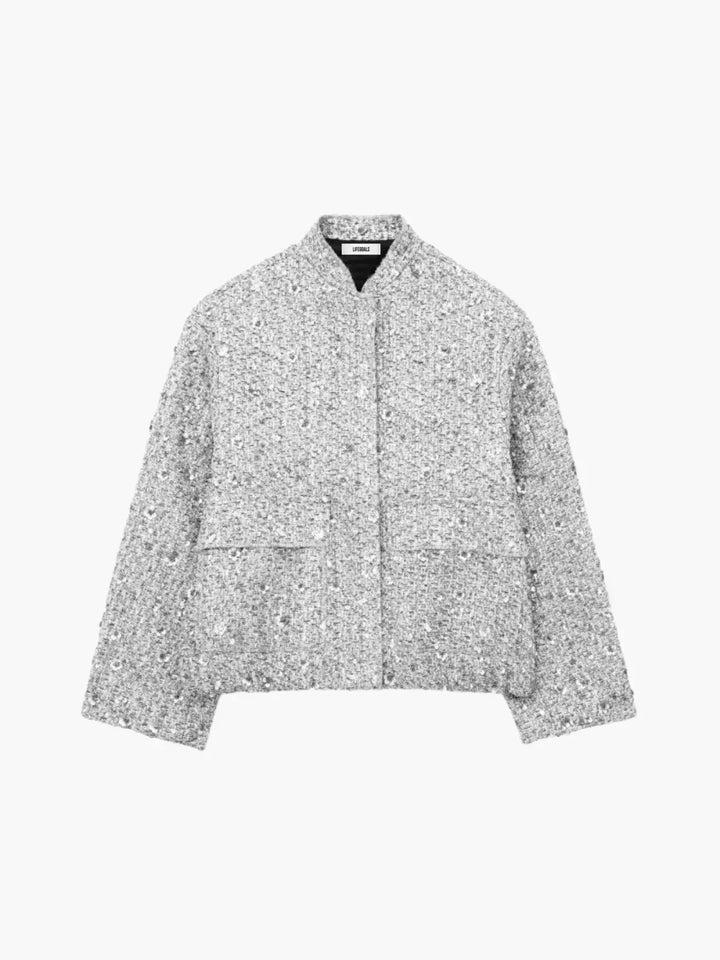 Drune | Pailletten Übergroße Statement Jacke