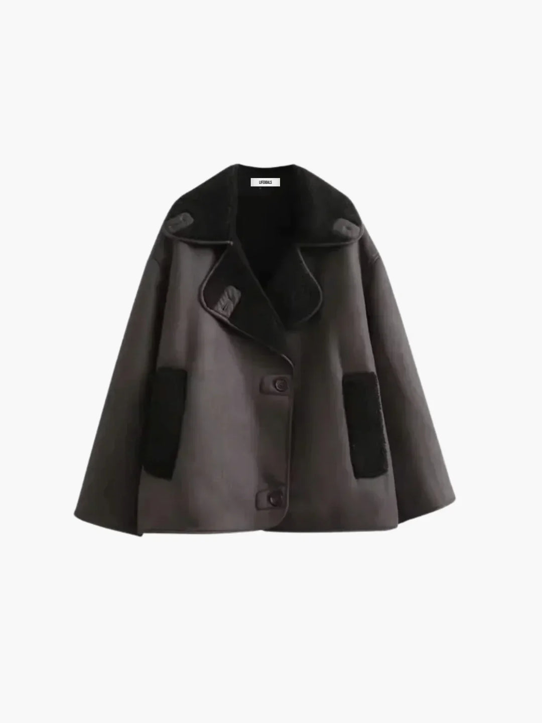 Drune | Schicker Faux Shearling Mantel