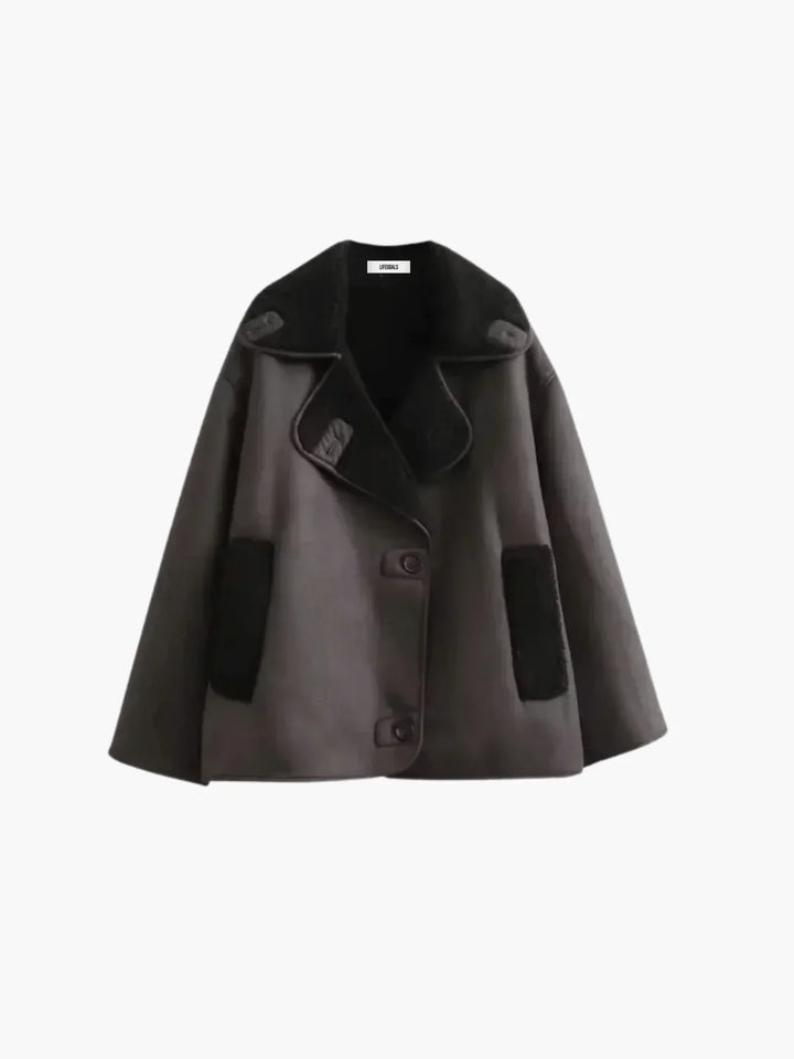 Drune | Schicker Faux Shearling Mantel
