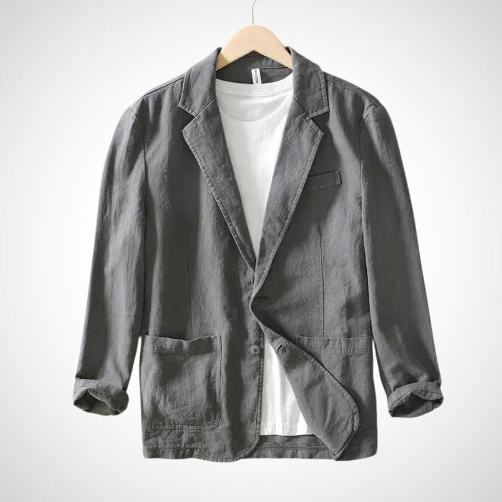 Drune | Leichter Herren-Leinen-Blazer aus einer Baumwollmischung