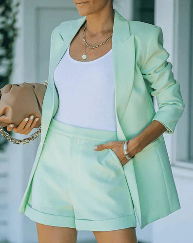 Drune | Blazer & Shorts Satz