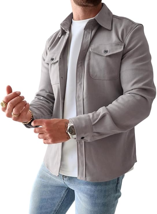 Drune | Baumwollmischung lässige Overshirt