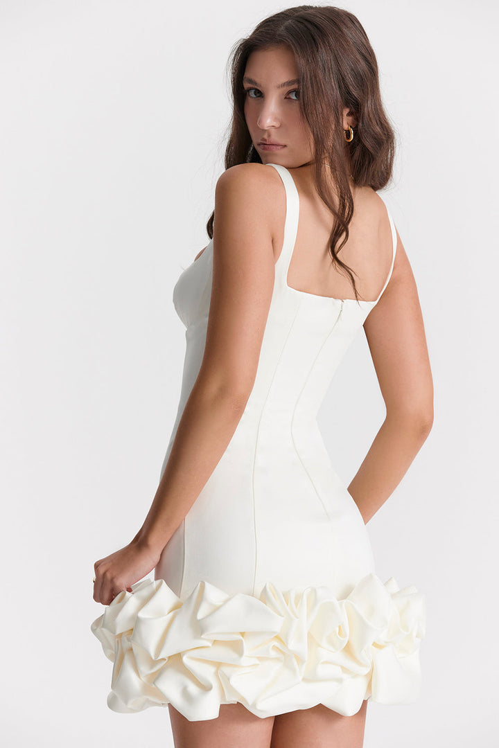 Drune | Ärmelloses Kleid mit Rüschen Am Saum für Frauen