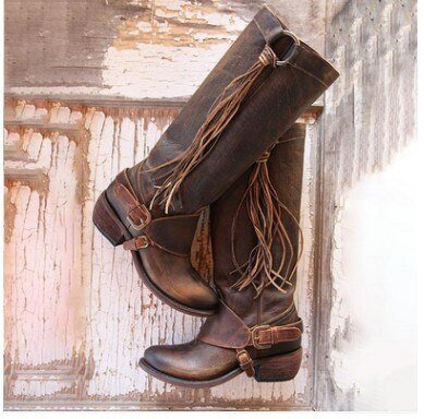 Drune | Knielange Lederstiefel