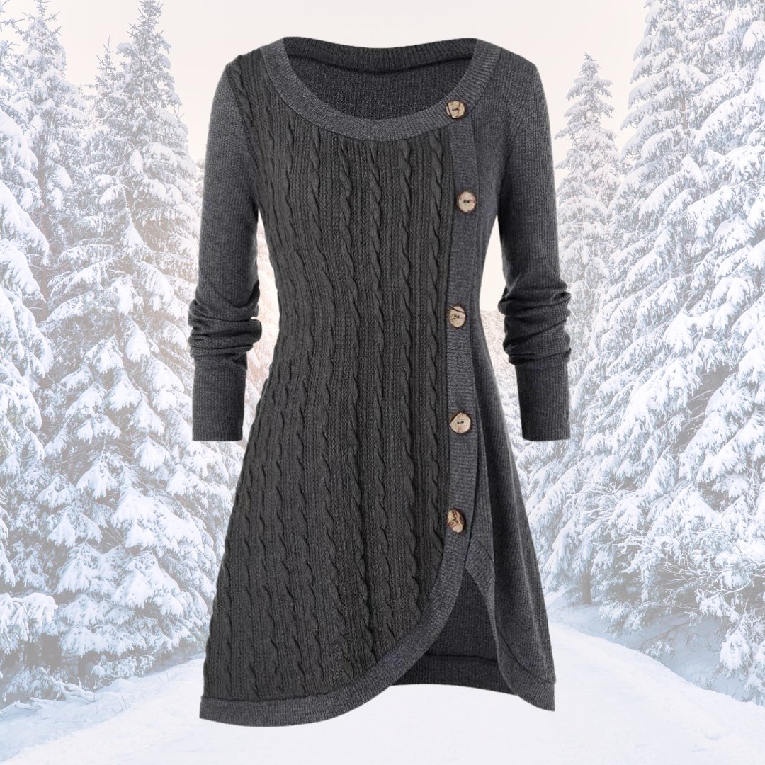 Drune | Warmer und Eleganter Strickkleid