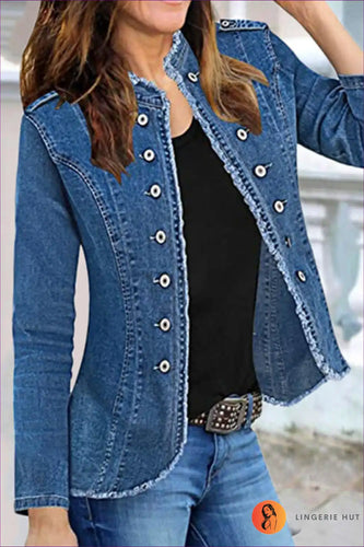 Drune | Vintage Chic Fitted Denimjacke - Zeitloser Stil für moderne Frauen