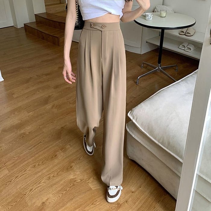 Drune – Damen-Hose aus Seide mit weitem Bein – leicht, atmungsaktiv, knitterfrei, bequem und aus hochwertigem Stoff