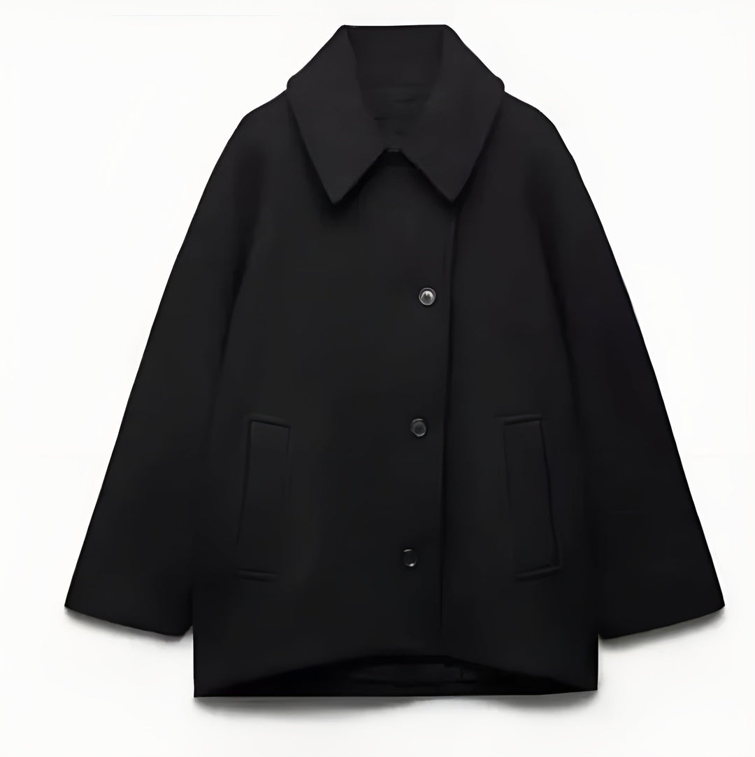 Drune | Trendy Übergröße Wollmantel
