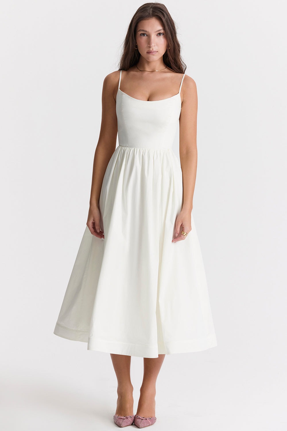 Drune | Elegantes Midikleid Look
