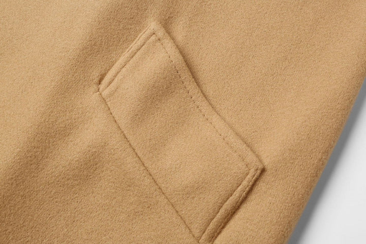 Drune | Langer Doppelreiher-Woll-Look-Mantel für Frauen