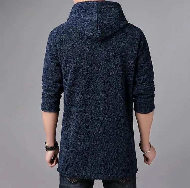 Drune | Kapuzen Strickjacke Pullover für Männer