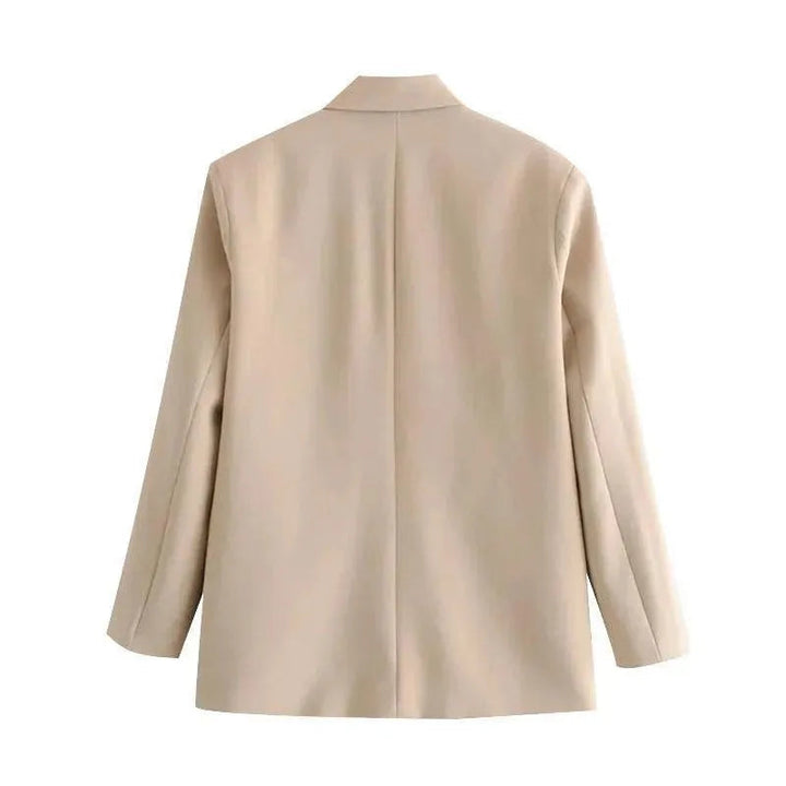 Drune | Lockere Blazer Damen - Freizeit - Unifarben