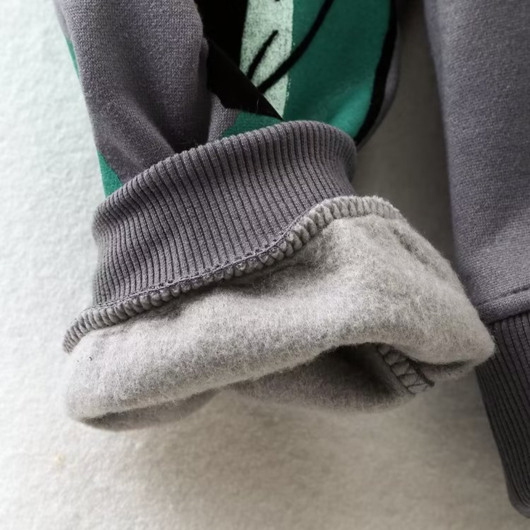 Drune | Loose-Fit Wolle-Druckpullover