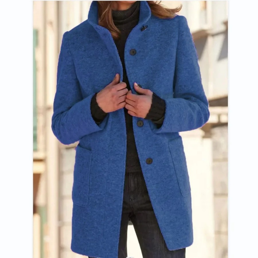 Drune | Winddichter Damenmantel mit Stehkragen