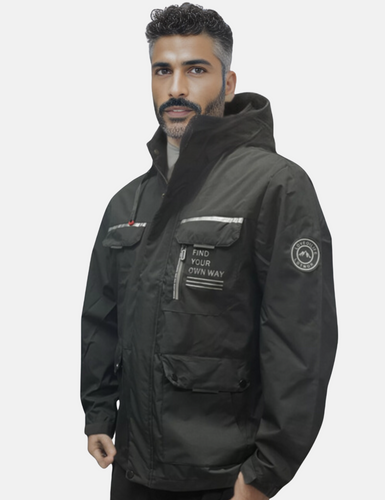 Drune | Leichtgewicht Herrenjacke mit vollem Reißverschluss