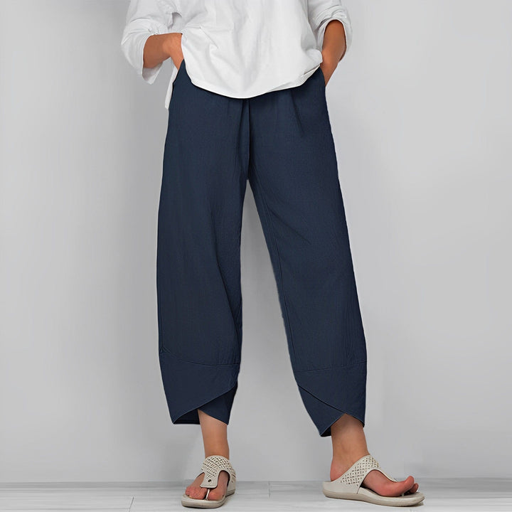 Drune | Lässige Leinenhose Für Damen