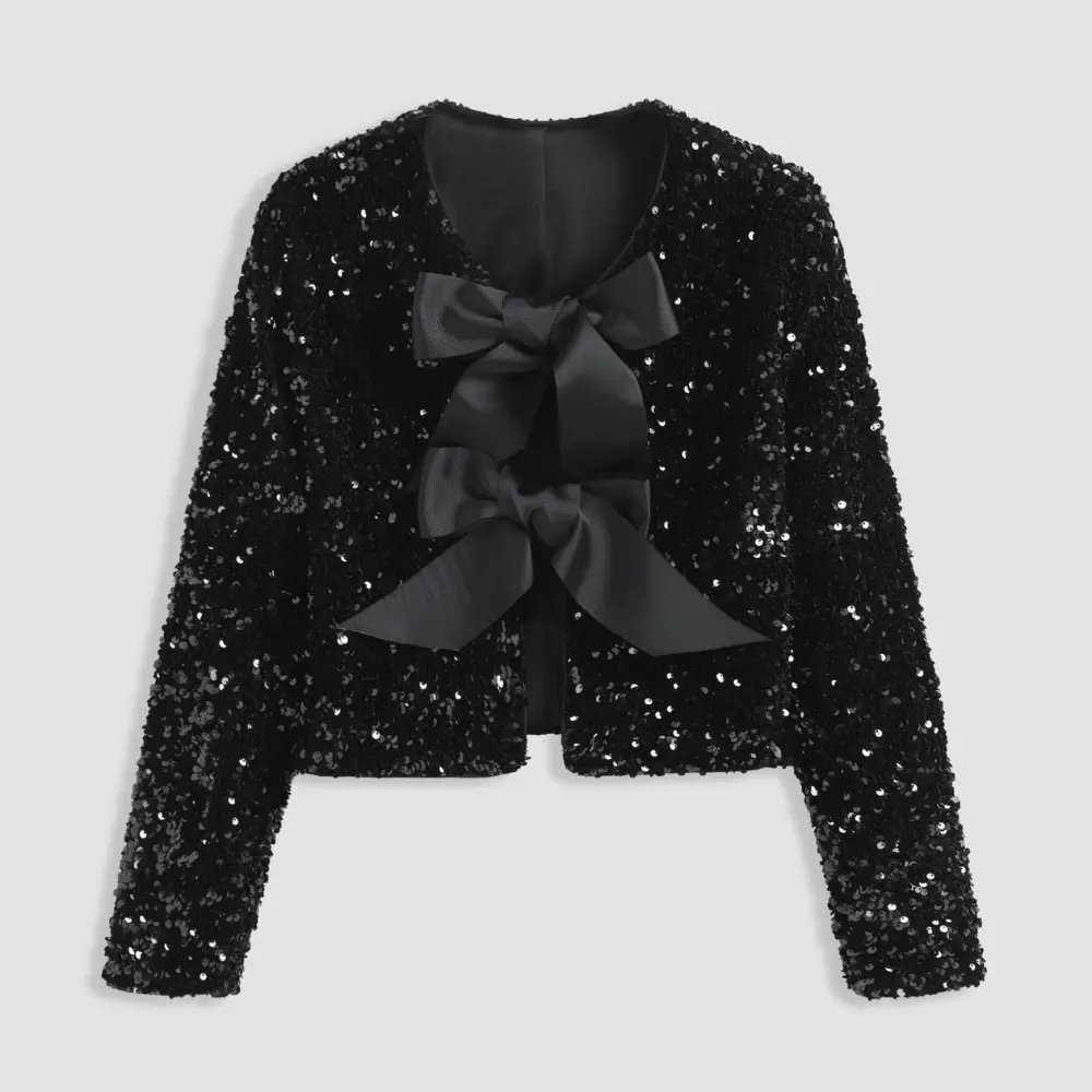 Drune | Paillettenschleife Blazer