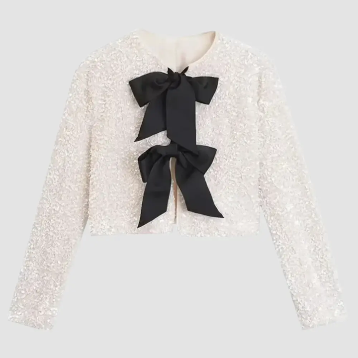 Drune | Paillettenschleife Blazer