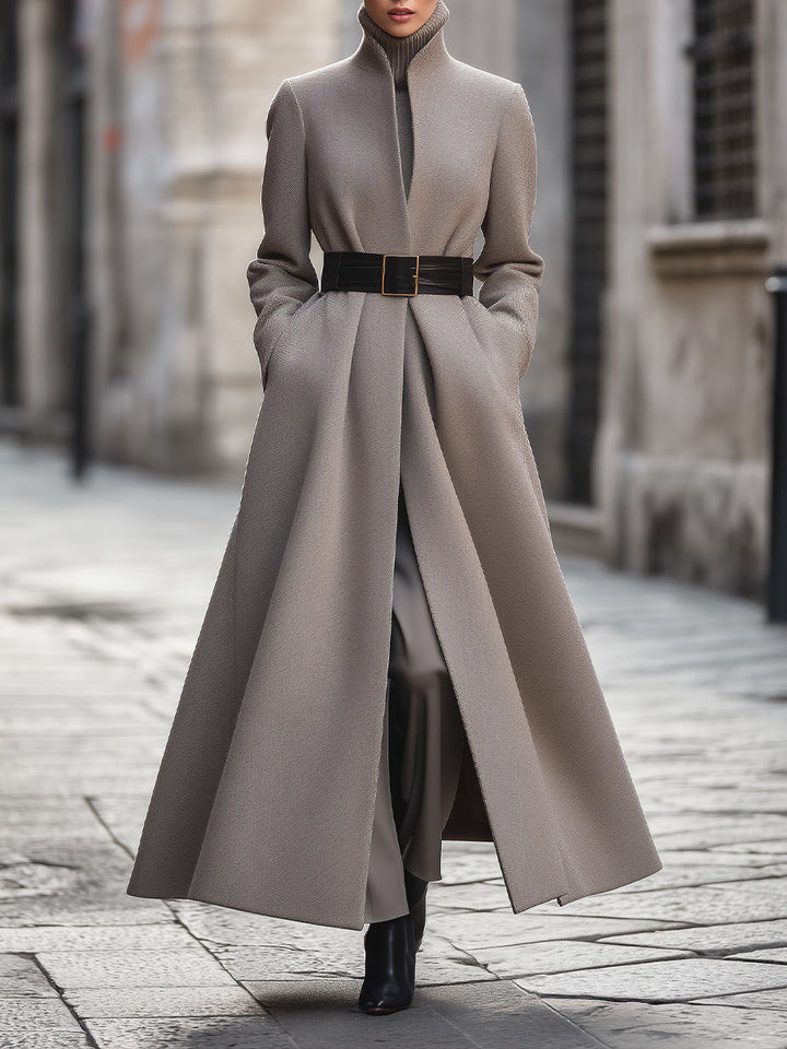 Drune | Damen Gürtel-A-Linie Mantel