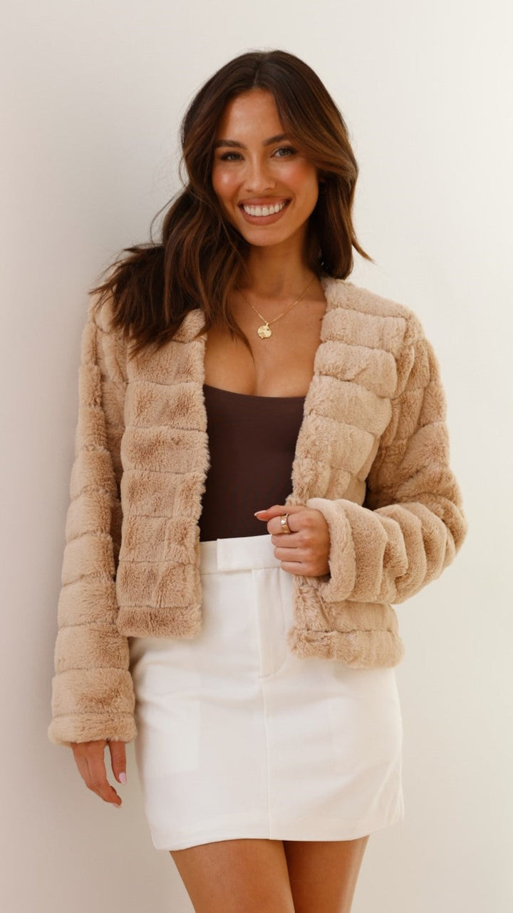 Drune | Luxuriöse Damen-Crop-Jacke
